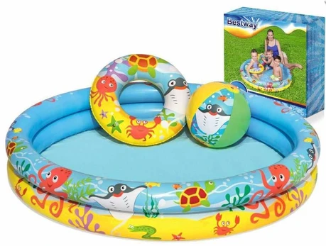 Baseinas Bestway su priedais 122x20 cm