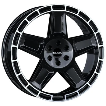 MAK Trek Gloss Black Mirror Ring R20 6x139.70 ET55 CB95.10 J9.0