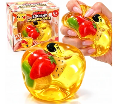 Squishy obuolys coconut oil minkomas žaislas