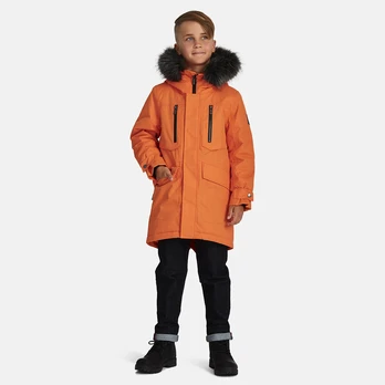 Huppa Vaikiškas žieminė parka DAVID, bright orange