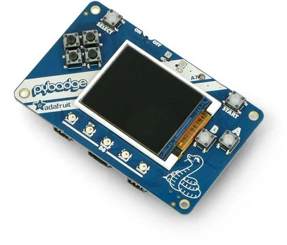 PyBadge Starter Kit, mini konsolė, Adafruit 4623