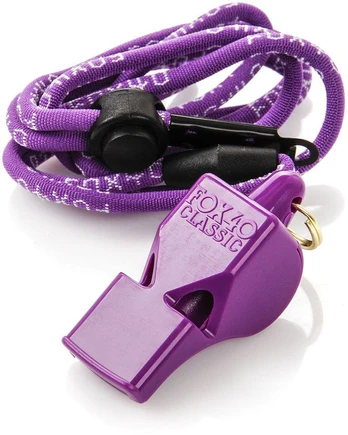 Fox40 Švilpukas Fox 40 Classic violetinė su virvute 9903-0808