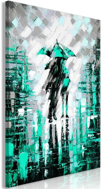 Artgeist Paveikslas - Lovers in Colour (1 Part) Vertical Green