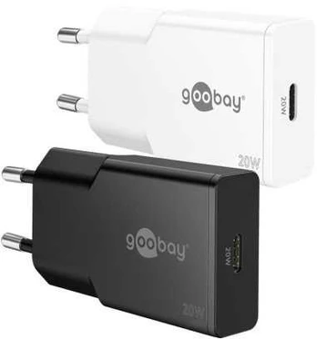 Goobay USB-C™ PD GaN plonas greitasis įkroviklis (20 W)