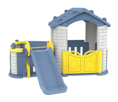 Cottage Slide 3in1 Blue Roof