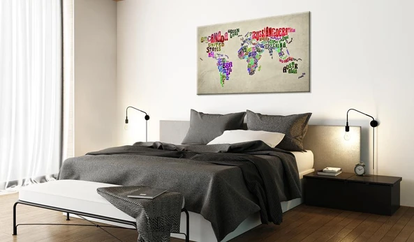 Artgeist Kamštinis paveikslas - Global Tournée (EN) [Cork Map]