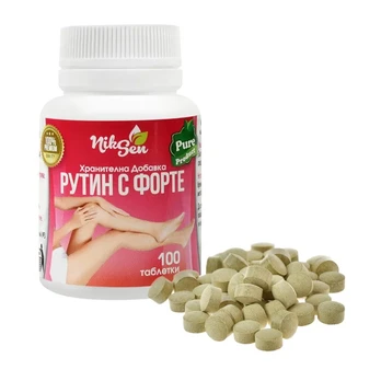 NikSen rutinas + C vitaminas, 100 tablečių