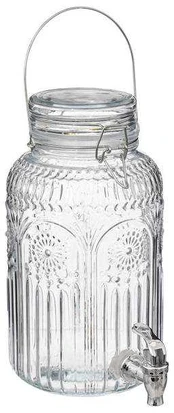 Stiklainis su čiaupu MONA, 3,8 l