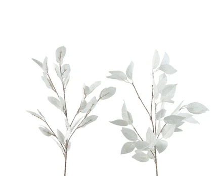 Dirbtinė šakelė SNOW BRANCH, baltos sp., 25 x 85 cm, 1 vnt