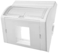 Adapteris 45x45 1xRJ45 (wypukły kątowy) ALANTEC