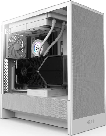 Kompiuterio korpusas NZXT H5 Flow, balta sp.