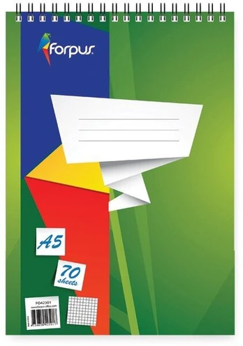 Bloknotas Forpus, A5, 70 lapų