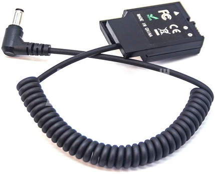 Caruba Nikon EN EL14 full decoding Dummy battery (spring cable)