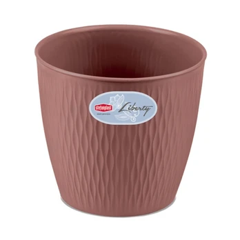 Stefanplast Vazonas Liberty Ø30x27cm rudas