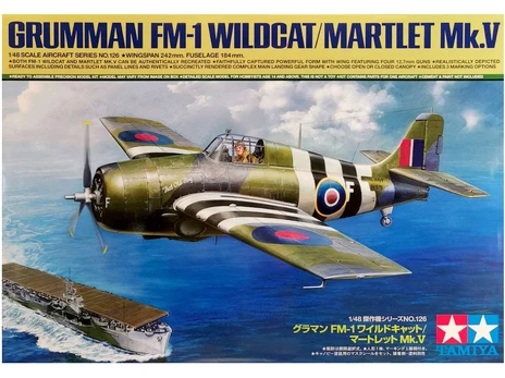 Tamiya - Grumman FM-1 Wildcat/Martlet Mk.V, 1/48, 61126