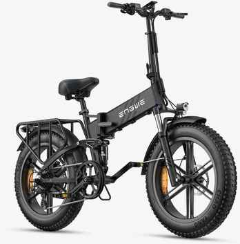 Dviratis 20 elektrinis sulankstomas Engwe Engine PRO 2 832Wh juodas