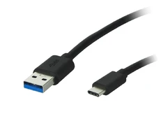 USB 3.0 A - USB-C jungtis 2m juoda BLISTER kaina