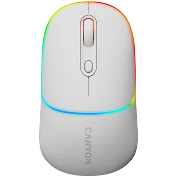 CANYON pelė MW-26 LCD Silent Dual Mode Wireless Geltona