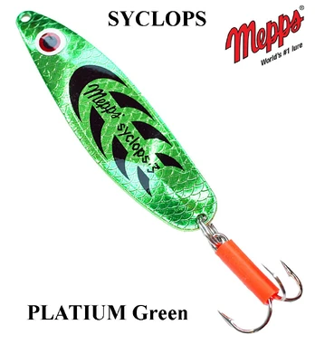 Blizgė Mepps Syclops PLATIUM Green 12 g