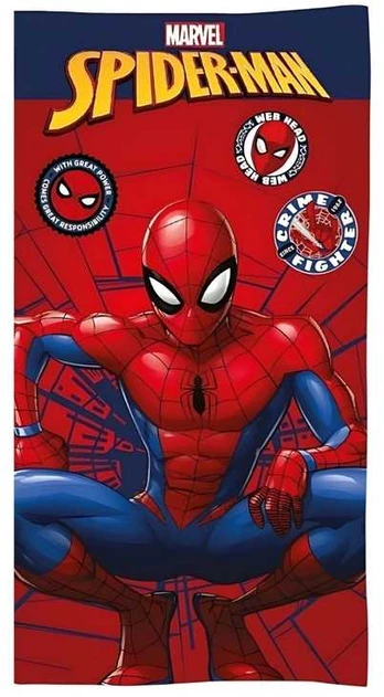 MCU Marvel Spiderman Badehåndklæde 70 x 140 cm