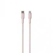 Cable Puro Soft USB-C/Lightning 1.5m, Pink kaina