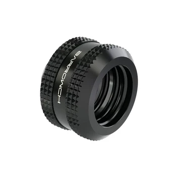 Barrow Barrow Hardtube Fitting 12mm, G1/4 jungtis - juodas