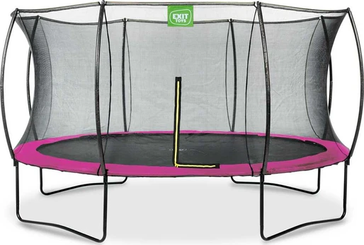 Apvalus batutas Exit Silhouette 427cm - Rožinis