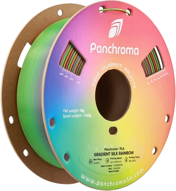 Polymaker Panchroma PLA gradient Silk plastikas - Rainbow