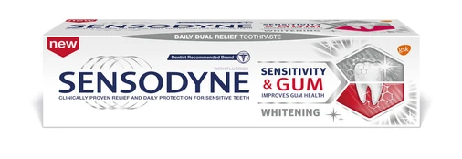 SENSODYNE dantų pasta Sensitivity & Gum Whitening 75ml