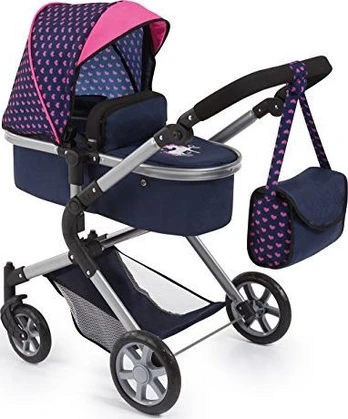 Bayer - Dolls Pram - City Neo - Navy (18154AA)