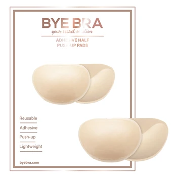 Bye Bra - Adhesive Push-Up Pads Nude prilimpančios pagalvėlės liemenėlei