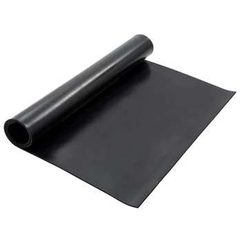 Grindų kilimėlis Juoda 1,2 x 2 m Guma