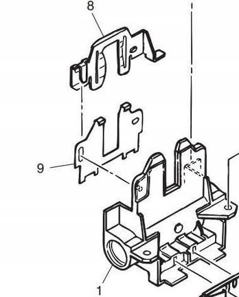 OKI Head clamp (332X/339X)