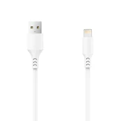 Setty cable USB - Lightning 3,0 m 2A white NEW kaina