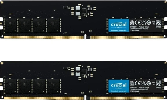 RAM MEMORY DIMM 32GB DDR5-4800/KIT2 CT2K16G48C40U5 CRUCIAL