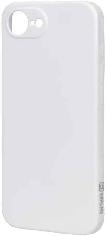 Dėklas OBAL:ME Glossy phone case for iPhone 16e | iPhone 17e baltas