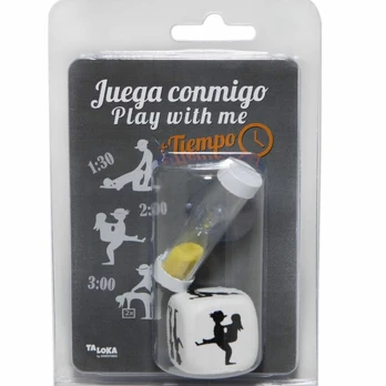 Taloka Play With Me Dice Set with Positions & Hourglass - 30mm, Multicolor
