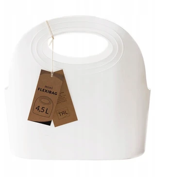 Mažas parduotuvės krepšelis Mini Flexibag 4,5l baltas