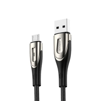 "Micro USB 3A" greitojo įkrovimo kabelis 1,2 m "Joyroom S-M411" (juodas)