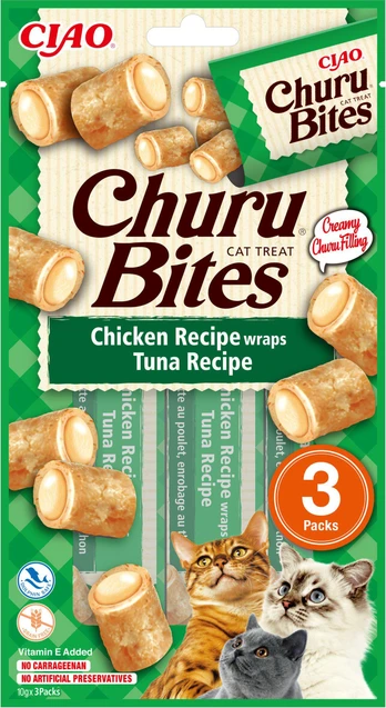 Churu - Bites Chicken And Tuna Wrap 3pcs- (798.5060)