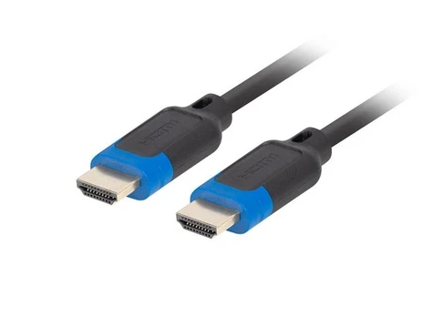Cable | HDMI plug,both sides | PVC | 3m | black | black,blue | 30AWG