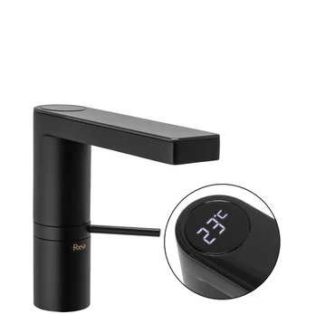 Praustuvo maišytuvas REA Amar LCD Low, Black