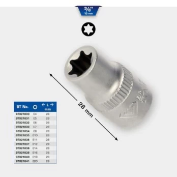 Šešiakampio lizdo komplektas KS TOOLS BT021837