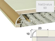 Profilis Effector A53 užbaigimo | A53 natūralus 300 cm 23x10 mm