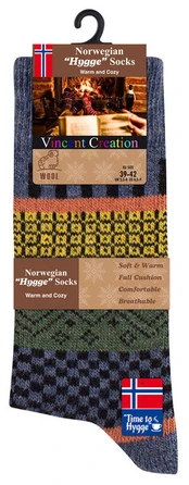 Unisex kojinės su vilna Vincent creation 4142S2 Norwegian
