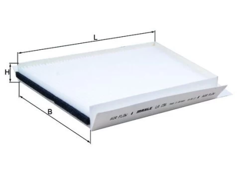 Filtras, salono oras KNECHT LA 156