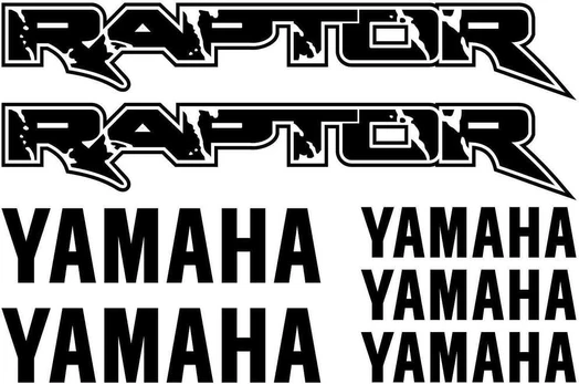 AESTYLE Yamaha Raptor lipdukų rinkinys