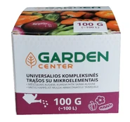Trąšos universalios Garden Center, birios, 0.1 kg kaina