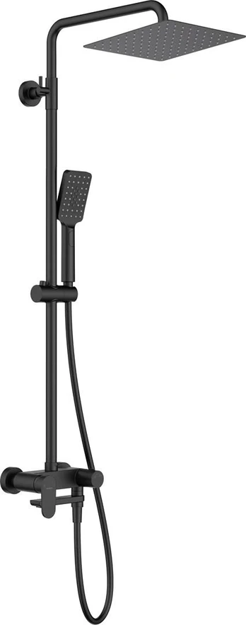 Shower head with bathtub mixer - movable spout