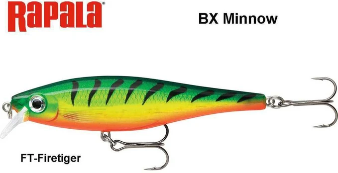 Vobleris Rapala BX Minnow BXM Firetiger